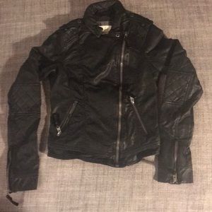 Abercrombie &fitch leather jecket